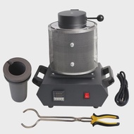 Electric Jewelry Melting Furnace 1kg/2kg/3kg, 1600W Aluminum, Copper, Gold, Lead, Silver, Induction 