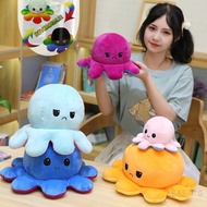 Octopus Plush Toy Flip Octopus Doll Double-sided Expression Flip Octopus Doll Plush Toy