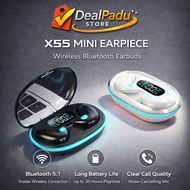 DealPadu X55 TWS Bluetooth Earbuds Mini Wireless Earphone HD Call Waterproof Headset Earphone