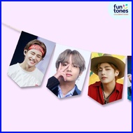 ◝ ➠ ↖ BTS Taehyung V Bunting Birthday Banner / V Bunting Banner / Custom Bunting Birthday Banner
