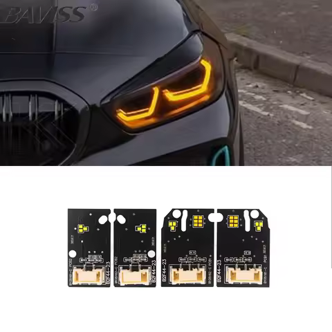 Amber Angel Eyes DRL LED Boards Daytime Running Lights for BMW 1 Series F40 116i 118i 120i 128ti M13