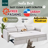 Sofa Katil Sabah Sofa Bed Easy Clean Fabric 3 Seater Sofa Murah