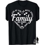 Family shirts Family forever heart to heart T-shirts Heat transfer menS MenS T-shirts, Suitabl