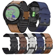 Suitable for Garmin Smart Watch Fenix7X 7 6X 6 5X 5 5S Wristband Silicone Leather Replacement Strap Sports Strap