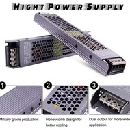 High LED Power Supply Driver LED Strip Driver Power Supply 60W 100W 200W 300W 12V 24V LED Driver Con