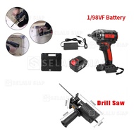 12 buah set Cordless Electric Impact Wrench 98V Impact Wrench Brushless Bor Baterai Air Impact Wrenc