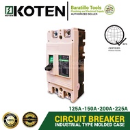 Koten Industrial Type TQD PW-250SPS Circuit Breaker 2 Pole: PW-250SPS 125-225A 2P Barati