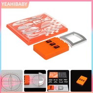 YEAHIBABY Optical Experiment Kit Physics Plastic Multifunction Reflector Refraction Physical Lenses Suite Three Light Sources