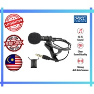 3.5 AUX Lavalier Clip Microphone- MYCC