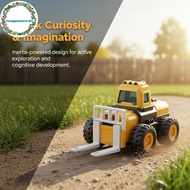 YUNSTORE 1:55 Diecast Inertial Fire Sanitation Engineering Tru Realistic Detail Educational Toy for 