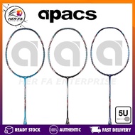 APACS Commander 80 5U 35LBS Max Tension 100%ORIGINAL Blue / Black / Navy Racket Badminton Racquet