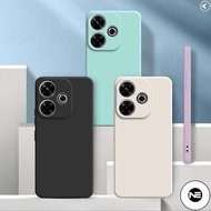 NE Casing Redmi 13 4G , solid color Redmi 13 Simple plain color anti drop silicone protective case Y