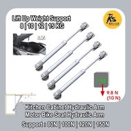 Kitchen Cabinet Motor Bike Seat Cover Hydraulic Arm And Lift Up Support ( 80N | 100N | 120N | 150N )