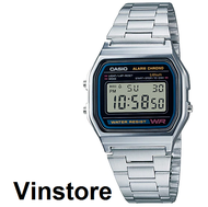 [Vinstore] Casio A158 Vintage Adjustable Stainless Steel Strap Digital Men Women Watch A158WA-1DF A1