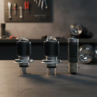 Best-selling - Motorcycle LED Projector Bulb P15D BA20D H4 Integrated High and Low Beam Bulb