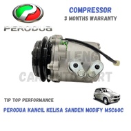 ✅3 Month Warranty✅ PERODUA KANCIL KELISA SANDEN MODIFY MSC60C Car Air Cond Compressor (Recond)