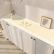 Home Shoe Cabinet Table Top Mat Porch Shoe Cabinet Dust Cover Mat PVC Waterproof Leather Cabinet Table Top Protection TV Cabinet Tablecloth