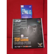 ASUS TUF GAMING B460M-PLUS MOTHERBOARD + INTEL I5 (10400F) 10TH GEN CPU (Use for 2 month only)