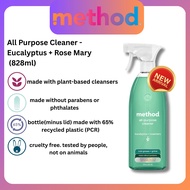 [NEW]Method All Purpose Cleaner / Multipurpose Cleaner Eucalyptus + Rose Mary  828ml