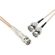 1PC 1 in 2 / 1 in 3 BNC Cable Male to 2X BNC Plug Pigtail Adapter RG316 20cm/30cm/50cm NEW