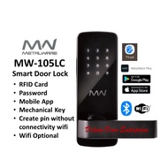 Metalware Smart Door Lock MW-105LC / MW105LC / smart lock / Digital Door Lock / airbnb / homestay lo