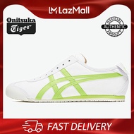 ONITSUKA TIGER MEXICO 66™ SLIP ON (สีขาว/สีเขียวอ่อน) รองเท้าผ้าใบแบบสวมลำลองแบบคลาสสิกเหมาะสำหรับผู้ชายและผู้หญิงและคู่รัก 1183B772-102