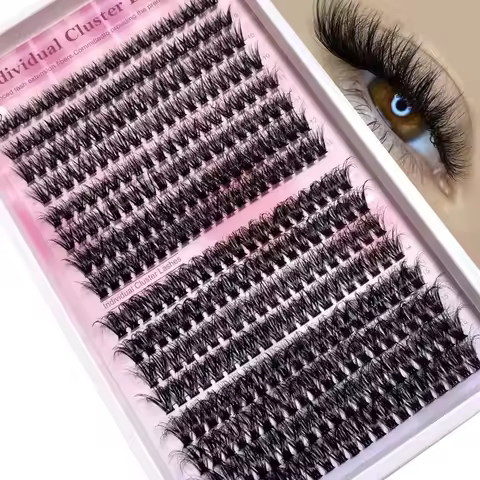 HBZGTLAD 30D-80D 3D Mink Eyelashes Eyelash Extension Natural Individual False Lashes Russian Volume 