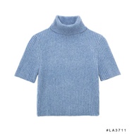 LA3711 - Blue High Neck | Blouse Blouse
