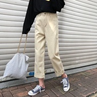 MAXCLO View Fashion Plus Size Korean Style High Waist Jeans Women Slimming Loose Straight Cut Pants