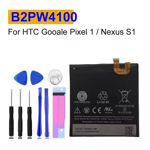For HTC Google Pixel 1 Pixel1 5 Inches Nexus S1 B2PW4100 2770mah Mobile Phone Battery