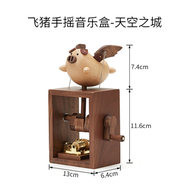 木質音樂盒手搖發條機芯八音盒手工創意兒童女孩女生生日禮物