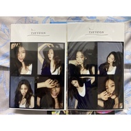 TAEYEON S CONCERT MERCHANDISE FILM SET A & B