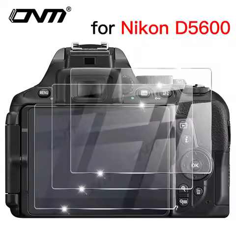 Screen Protector for Nikon D5600 D5300 3Pack Anti-Scratch Tempered Glass Ultra HD Clear Camera Prote