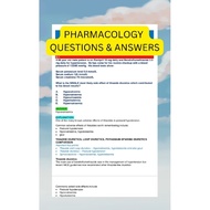 Pharmacology questions and answers