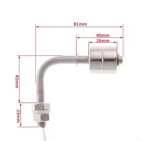 LXAF Stainless Steel Float Switch Right Angle Vertical for Head Liquid Water for Tank