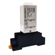 Timer hẹn giờ H3Y-2 relay mini thời gian công tắc hẹn giờ 8 chân điện áp 12VDC kèm đế PYF08A