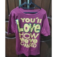 Secondhand T-shirts/Women's Short Sleeve T-shirts, LD 102, Length 68,5, Sleeve 26