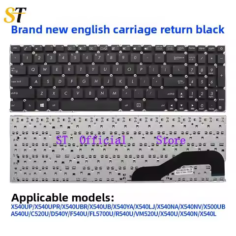 For ASUSX540UP C520U F540U R540U FL57 X540L A540L K540L A540 X540 X580NV VM520U laptop upper cover p