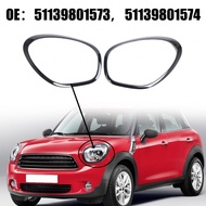 Headlight Lamp Bezel Trim Chrome Finish Durable Material For Mini R60 Countryman