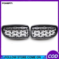 1 Pair Front Sport Kidney Grille Grill Diamond Style 5172146911 51712146912 Compatible With 2009-201