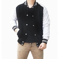 Men's Plain Baseball Jacket/ Plain Varsity Baseball Jacket for Men and Women