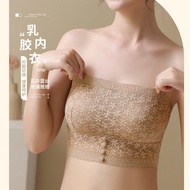 Tube Top a28 Sling Bra Breathable Bra Summer Wireless Bra Push-Up Top Support Invisible Tube Top Off