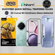 Rhihorn Dust-Free Curve Tempered Glass for Honor X9c 5G | X9b 5G Screen Protector