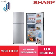 Sharp (280L) 2 Door Fridge/Peti Sejuk SJ285MSS