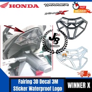 HONDA RSX150 WINNER X TAIL LAMP  LIGHT  SIGNAL LIGHT CARBON CHROME