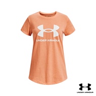 Under Armour UA Girls Sportstyle Graphic Short Sleeve อันเดอร์ อาร์เมอร์ เสื้อออกกำลังกาย สำหรับเด็กผู้หญิง