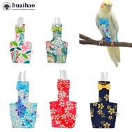 HUAIHAO Cute Birds Flight Suit Parrot Diaper Flight Suit Pet Clothes Parakeet Pigeon Medium Large Pe