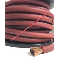 0GA / 2GA / 4GA POWER CABLE FOR HIGH VOLTAGE AMPLIFIER ~ (PER METER)