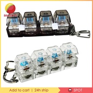 [Baosity1] Mini Keyboard Keychain, Finger Clicker Toy, Keyboard Cube to Pass The Time, Multifunction