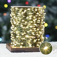 164 Feet, 500 Led Lights, Plug-In With Remote Control And Timer, Waterproof Green Copper Wire, Chris